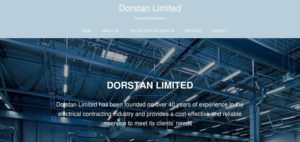 News website for Dorstan Limited created by Lesley Clarke Web Design